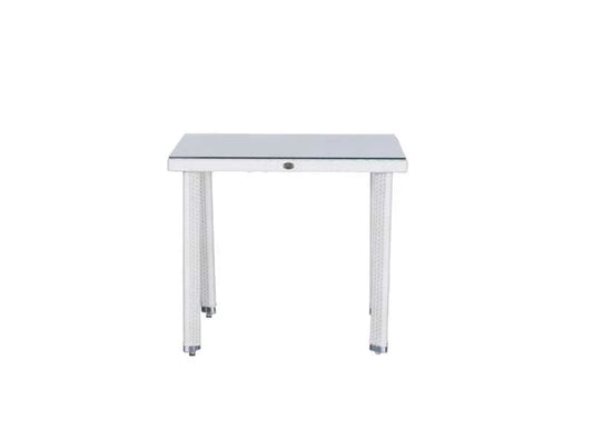 Ambar  ITM00342 Nice White Square Small Dining Table