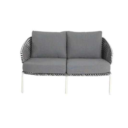 Roma ITM00381 Grey 2-Seater Armchair, 90 x 130 x 70