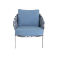 Roma ITM00382 Blue 1-Seater Armchair, 90 x 73 x 70