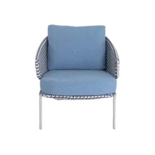 Roma ITM00382 Blue 1-Seater Armchair, 90 x 73 x 70