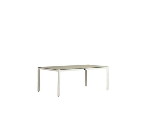 Ambar  ITM00401 Sardinia White Rectangle Coffee Table