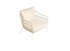 Ambar  ITM00417 Sardinia White 1-Seater Sofa