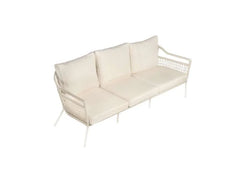 Ambar  ITM00419 Sardinia White 3- Seater Sofa