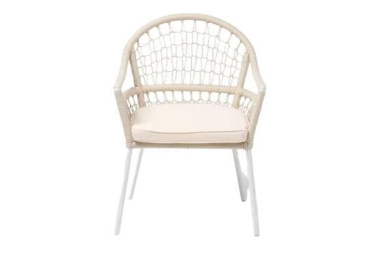 Ambar  ITM00420 Sardinia White Armchair