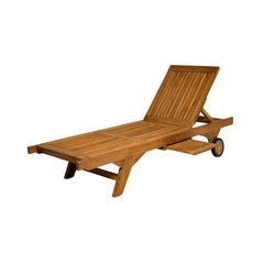 Parasol ITM00439 Teak Sun Lounger, 200 x 65 x 37