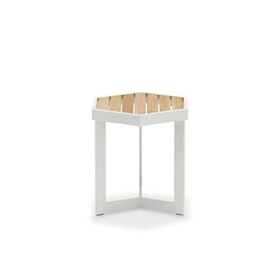 Six ITM00441 Sided White Side Table, 40 x 35 x 41