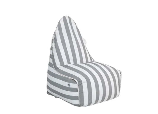 Ambar  ITM00503 The Buddy Grey Stripes Bean Bag