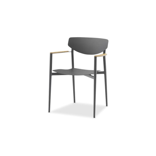 Timo ITM00510 Charcoal Dining Chair, 46 x 56 x 80