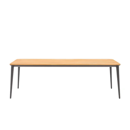 Timo ITM00520 White 8-Seater Dining Table with Ceramic Top (without chairs), 240 x 100 x 75