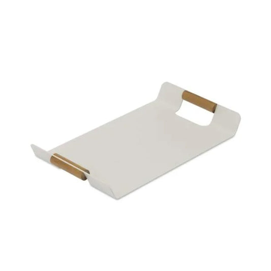 Tracy ITM00525 Tracy White Rectangle Tray, 55 x 30 x 5