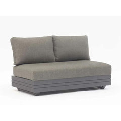 Largo ITM00588 Charcoal 2-seater Sofa, 132 x 74 x 81
