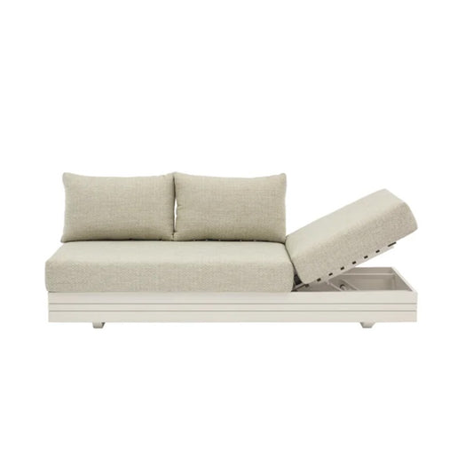 Largo ITM00591 White 3-seater Sofa, 198 x 74 x 81