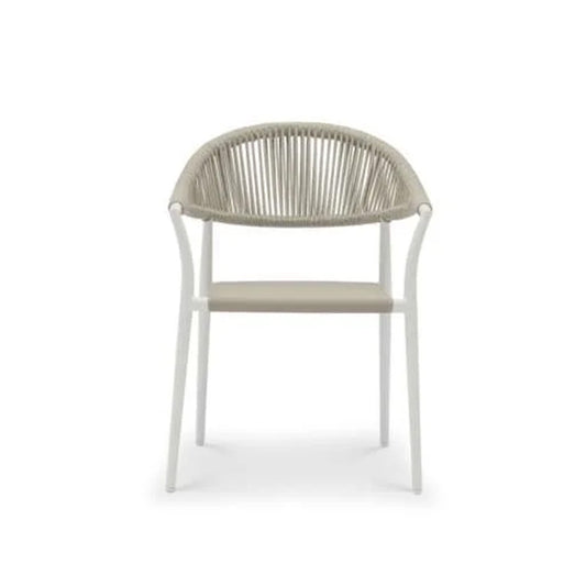 Pixl ITM00603 Light Grey Dining Armchair, 45 x 59 x 78