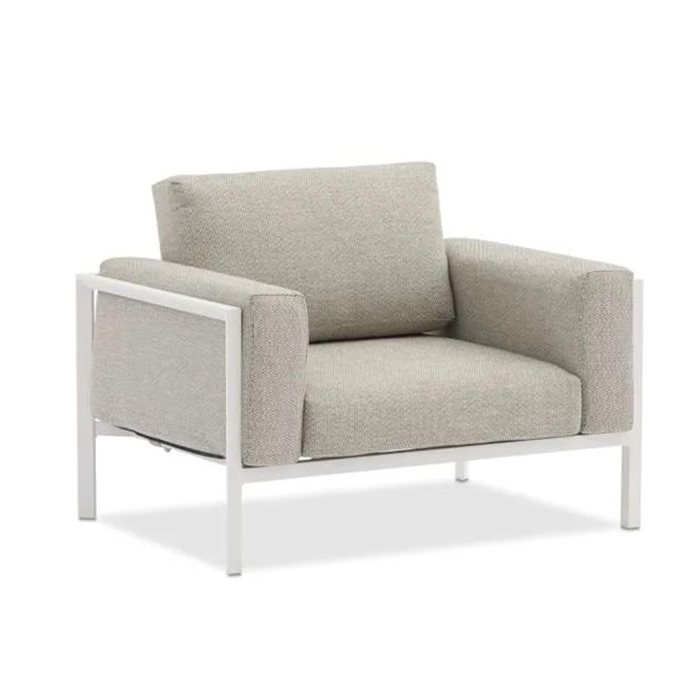 Reef ITM00606 White 1-seater Sofa, 111 x 80.5 x 84