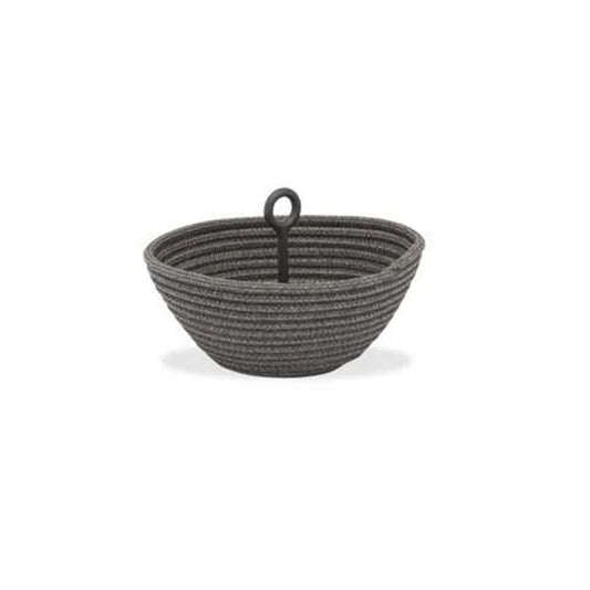 Rope bowl ITM00645 Big Decorative Grey, 31 x 31 x 22