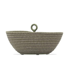 Rope bowl ITM00647 Big Decorative Green, 31 x 31 x 22