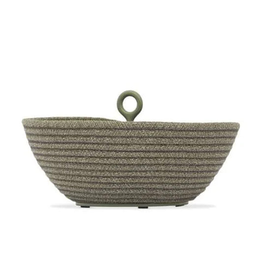 Rope bowl ITM00647 Big Decorative Green, 31 x 31 x 22