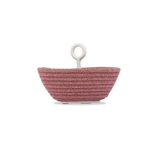 Rope bowl ITM00650 Small Decorative Pink, 24 x 24 x 19
