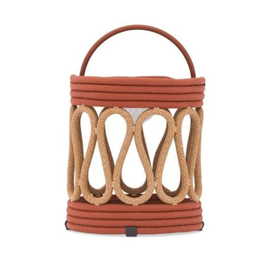 Rope lamp ITM00656 Solar Powered Terracotta Big Model 1, 26 x 26 x 29
