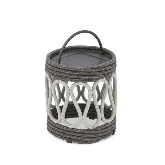 Rope lamp ITM00662 Solar Powered Grey Small Model 1, 17 x 17 x 20