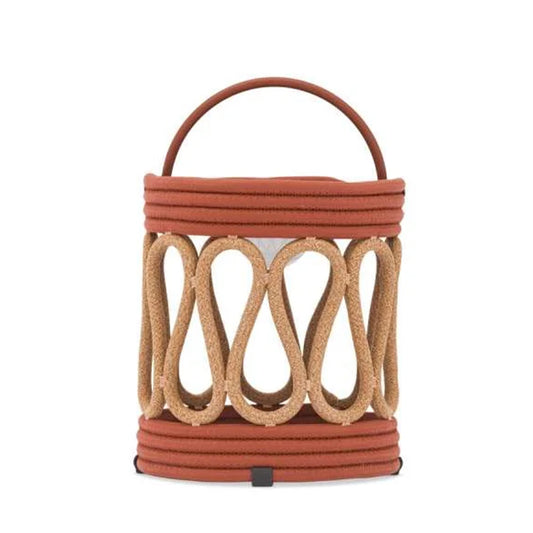 Rope lamp ITM00664 Solar Powered Terracotta Small Model 1, 17 x 17 x 20