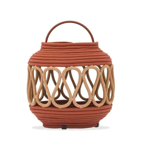 Rope lamp ITM00668 Solar Powered Terracotta Small Model 3, 26 x 26 x 28