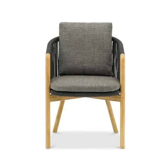 Haven ITM00966 Dining Armchair Charcoal, 57 x 63 x 77