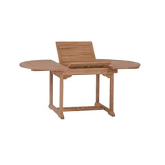 Parasol ITM02633 Savana Teak Wood Extendable Dining Table Round 120/180cm, 120 x 120 x 75