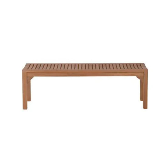 Parasol ITM02635 Savana Teak Wood Backless Garden Bench 140cm, 140 x 45 x 45