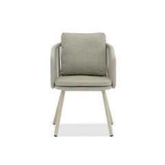 Harbour ITM02663 Armchair Mocha in Vertical Weaving Sand Rope, 56.5 x 66 x 84.5