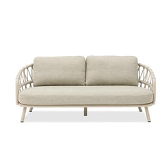 Harbour ITM02667 2-Seater Sofa Mocha in Cross Weaving Sand Rope, 180 x 89 x 80