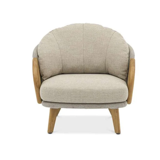 Lotus ITM02679 Mocha 1-Seater Sofa with Sand Rope, 90 x 90 x 72