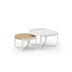 Bloom ITM02733 White Coffee Table Set, 140 x 80 x 40.5