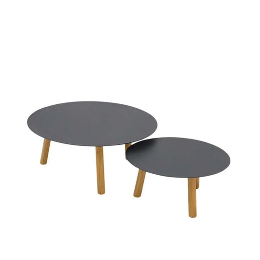 Haven ITM02745 Charcoal Coffee Table Set, 150 x 85 x 35