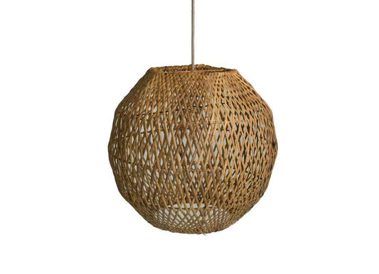 Naturalan ITM03302 Rattan Lamp Shade Light Natural 50cm, 50 x 50 x 45