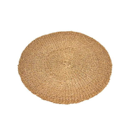 Naturalan ITM03305 Seagrass Woven Rug Natural Round 100 cm, 100 x 100 x 2