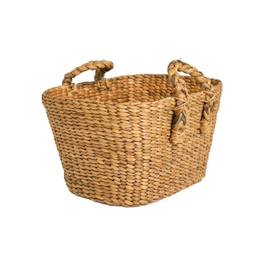 Naturalan ITM03320 Woven Basket with Handles Natural, 51 x 42 x 32