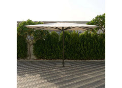 Elite Sidepost ITM03840 Cantilever Umbrella Coffee Brown With Base, 3x3 M