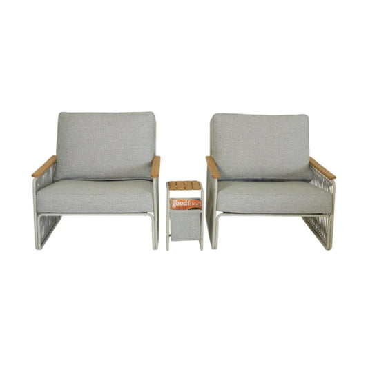 Riva ITM39685 Mocha Balcony Set, 25 x 31 x 43