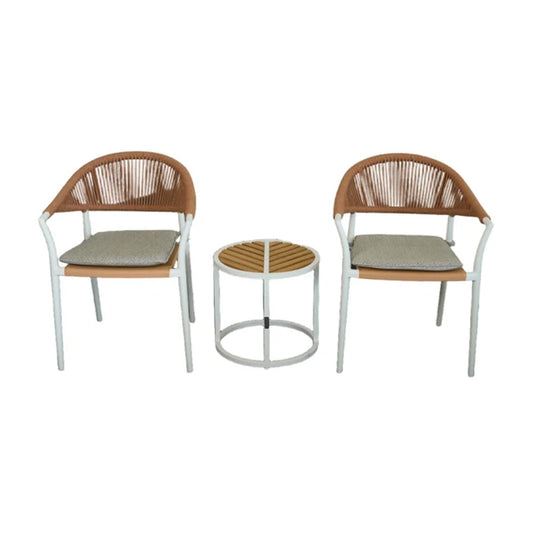 Pixl ITM39686 Terracotta Balcony Set, 43 x 43 x 40.5