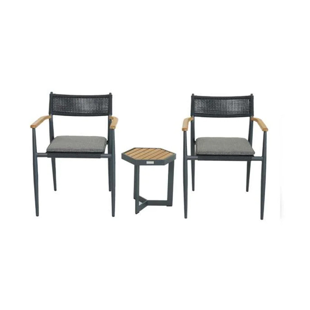 Togo ITM39690 Charcoal Balcony Set, 40 x 35 x 41