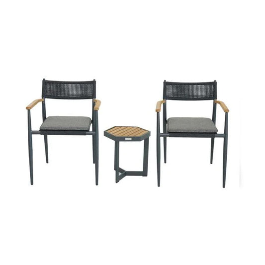 Togo ITM39690 Charcoal Balcony Set, 40 x 35 x 41