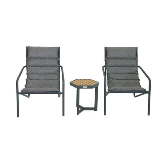 Beach Coaster ITM39692 Coast Charcoal Balcony Set, 40 x 35 x 41
