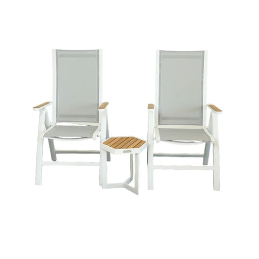 Como ITM39694 White Balcony Set, 40 x 35 x 41