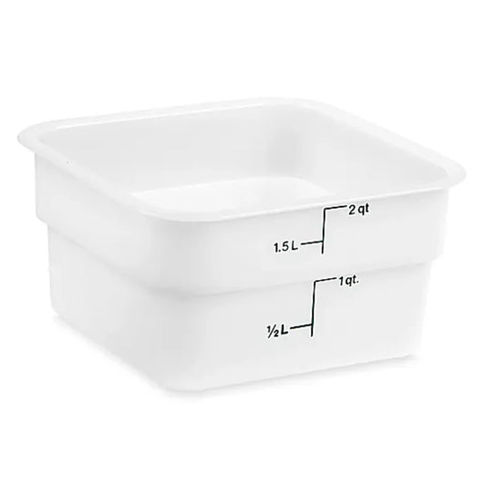 Chef360 2QT Polypropylene Storage Container White