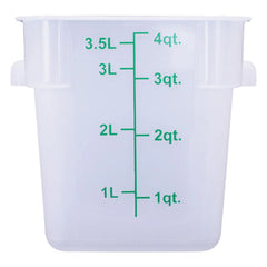 Chef360 4QT Polycarbonate Storage Container Clear