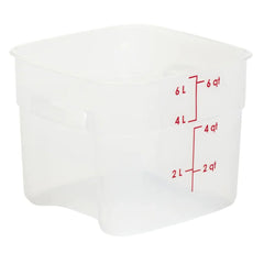 Chef360 6QT Polycarbonate Storage Container Clear