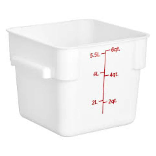 Chef360 6QT Polypropylene Storage Container White