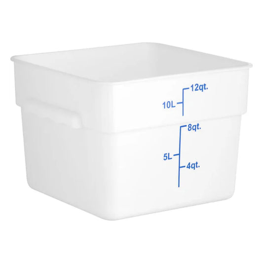 Chef360 12QT Polypropylene Storage Container White