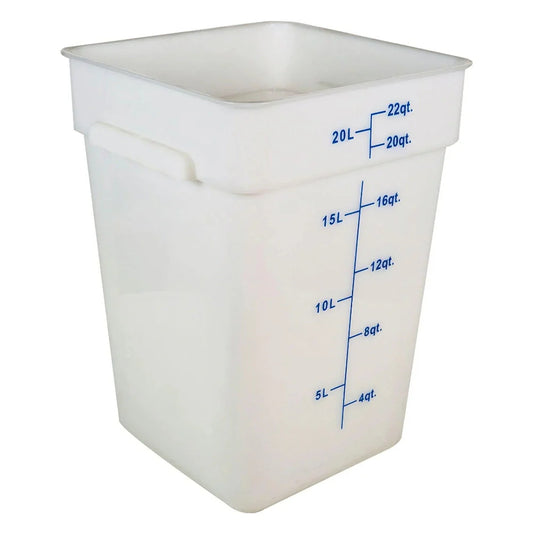 Chef360 22QT Polypropylene Storage Container White